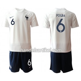 Frankreich Paul Pogba 6 Kinder Auswärts Trikotsatz Euro 2020 Kurzarm (+ Kurze Hosen)